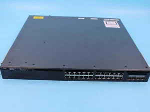Cisco Catalyst WS-C3650-24PS-S 24-Port Gigabit Ethernet Switch TESTED - Picture 1 of 3
