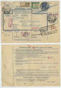 112814 - Paketkarte - Novy Jicin/Neu Titschein 30.9.1930 nach Schaffhausen - Picture 1 of 1