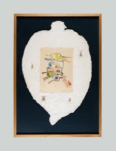 Mimmo PALADINO - "Carte siciliane 1", 1998 - Acquaforte, 98 x 72 cm / Pubbl. - Foto 1 di 9