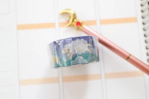 Saien - Midnight Sheep Gold & Silver Foil/masking tape/planner/journal - Picture 1 of 3