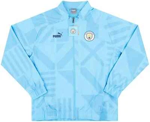 BNWT 22-23 Manchester City Puma Warmup Track Jacket Training Top Football Size M - Picture 1 of 3