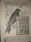 Carter's Little Liver Pills Torpid Liver art advert 12 July 1890 ref AR