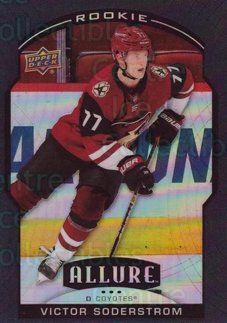 2020-21 Upper Deck Allure Black Rainbow #90 Victor Soderstrom - Image 1 of 1
