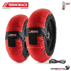 Paar Motorrad Heizdecken Radial Thermorace Advanced 1XL rot 120-180/200 - Bild 1 von 5