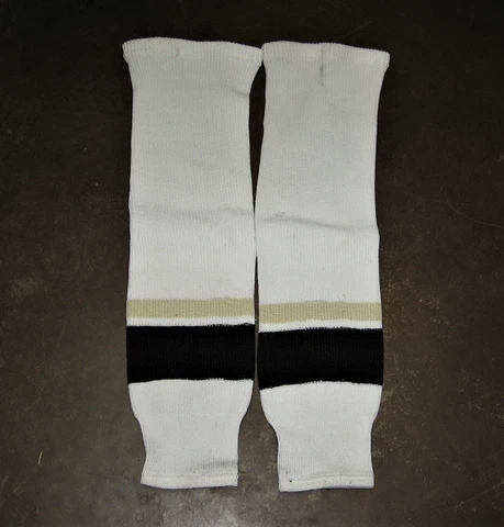 NHL PITTSBURGH PENGUINS SIZE ADULT KNIT HOCKEY SOCKS WHITE Cover