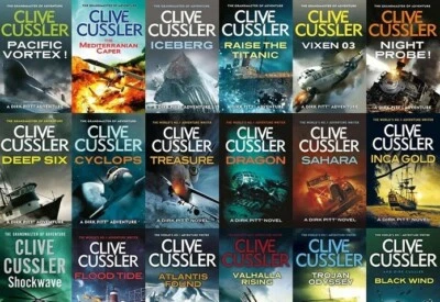 AUDIOBOOKS ~ DIRK PITT SERIES - CLIVE CUSSLER THRILLERS 25 BOOKS  .MP3 USB - Image 1 of 4