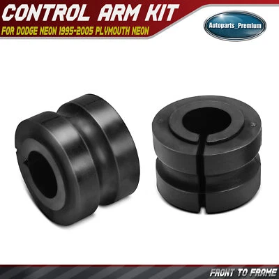 2x Kit de buje de barra estabilizadora delantera al cuadro para Dodge Neon 1995-2005 Plymouth 4626368 Foto 1 de 4