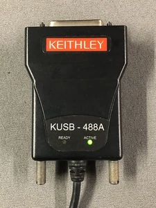 Keithley KUSB-488A (194640C-51L) USB to GPIB Interface Adapter -  2m Cable - Picture 1 of 6