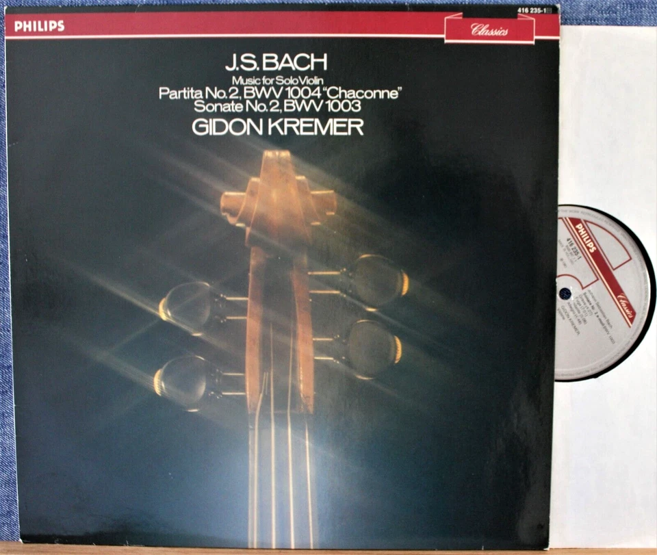 Kremer. Bach (Sonata 2; Partita 2 - violin solo). Philips 416 235. NM - Image 1 of 1