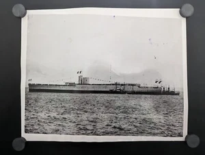 Foto de prensa del acorazado francés Richelieu 1940 9 x 7 - Imagen 1 de 3