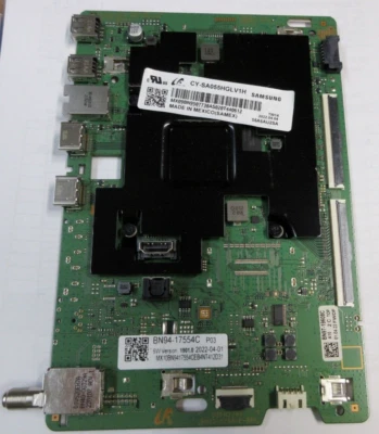 Placa principal Samsung BN94-17554C para UN55AU8000FXZA, painel # CY-SA055HGLV1H - Imagem 1 de 2