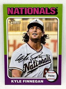 2024 Topps Heritage Kyle Finnegan #41 estampado corto Nacionales de Washington SP - Imagen 1 de 2