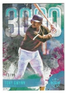 2020 Panini Diamond Kings The 3000 Holo Blue /99 Tony Gwynn #3000-14 HOF