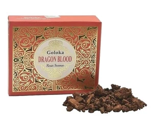 INCENSO GOLOKA IN GRANI DRAGON'S BLOOD RESINA 50 Gr Puro 100% Naturale - Imagen 1 de 2