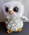 TY Beanie Boos 6" OWLETTE the Owl Plush Stuffed Animal Toy Heart Tags !! CUTE!!