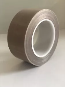 New PTFE Teflon Tape adhesive 2"x108ft 210um 662℉ high-temp Fiberglass Tape 50mm - Picture 1 of 3