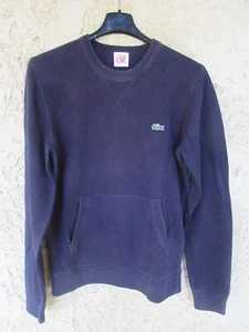 Lacoste Live Navy Cotton Sweater 3 - Picture 1 of 6