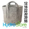 Root Pouch | Black 3.8 - 78 Litres | Fabric Plant Pots