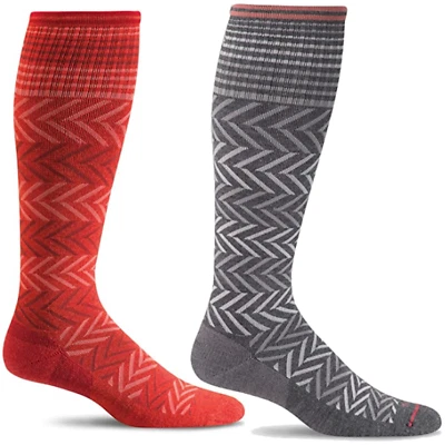 Sockwell SW7W Women's Chevron Moderate Graduated Compressions Socks - Image 1 of 2