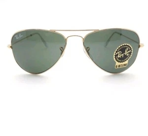 Ray-Ban Aviator Small Arista Metal Green 52 mm Sunglasses RB3044 L0207 52 - Picture 1 of 3