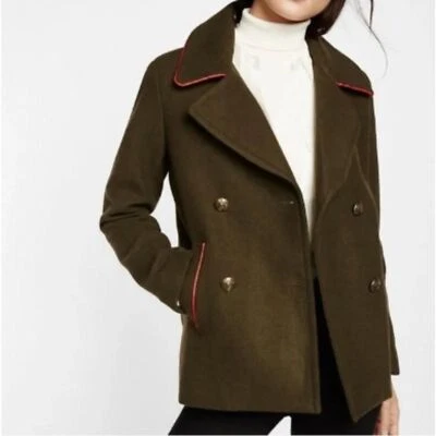 Abrigo Express Verde Lana Militar Guisante XS Foto 1 de 4