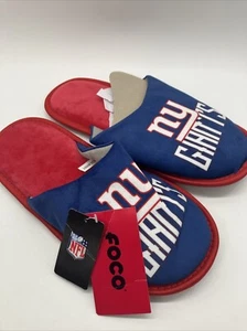 Foco NFL New York Giants Slip On Slippers Men’s Size Small (7-8) New - Picture 1 of 7