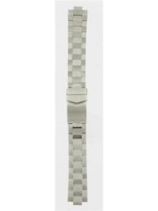 Wenger Man's 18mm Silver Tone Stainless Steel Watch band 91014 