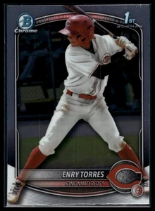 2025 Bowman Chrome Enry Torres Bowman Chrome Prospects Cincinnati Reds #BCP-168 - Picture 1 of 2