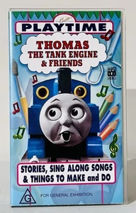 Thomas The Tank And Friends: Playtime Stories Songs cinta VHS 1997 RARA - Imagen 1 de 4