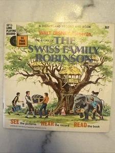 The Swiss Family Robinson Book and Record (SS) 33 1/3 RPM, 7" #357, 1971 New - Picture 1 of 5