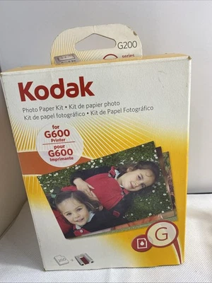 Open Box Kodak G200 Color Cartridge Photo Paper Kit G Series Printer 175 Sheets - Image 1 of 4