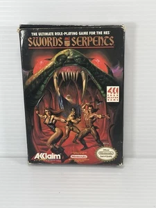Swords and Serpents (Nintendo Entertainment System, NES) con scatola testata - Foto 1 di 17