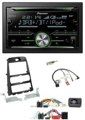 Pioneer Bluetooth Lenkrad DAB 2DIN USB CD Autoradio für Hyundai Genesis 2010-201 - Bild 1 von 4