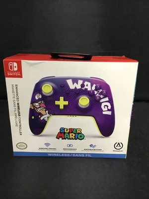 Authentic POWERA Enhanced Wireless Controller for Nintendo Switch (WALUIGI) NEW