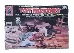Vintage Billy Builder Jr Woodworkers Toy Factory Wood Toy Making Set - Picture 1 of 11