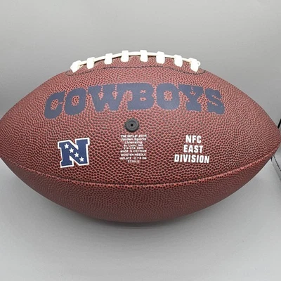 Dallas Cowboys Wilson NFL Official Full Size Football Silver Series - Image 1 of 4
