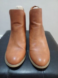 Isabella Brown Womens Brown Ankle Boots With Mid Heel Size 8 - Picture 1 of 6