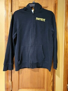 Fortnite ☆ Sudadera con capucha y cremallera polar con logotipo bordado para niños grandes ☆ Tallas XXL (18) - Imagen 1 de 6