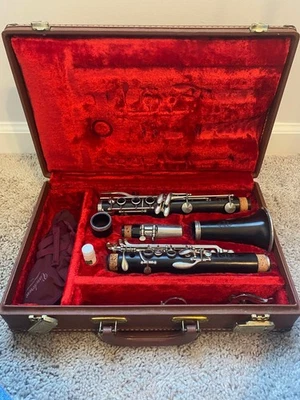 Leblanc Noblet модель 45 1968 верхний средний деревянный кларнет + новые подушечки и пробка - Изображение 1 из 4