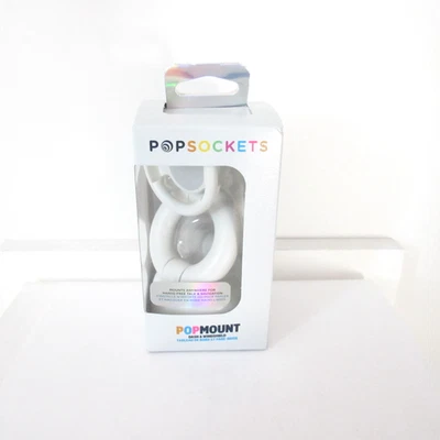 POPSOCKETS POP MOUNT CAR DASH & WINDSHIELD & DESK FOR PHONE WHITE COLOR NEW - Image 1 of 4