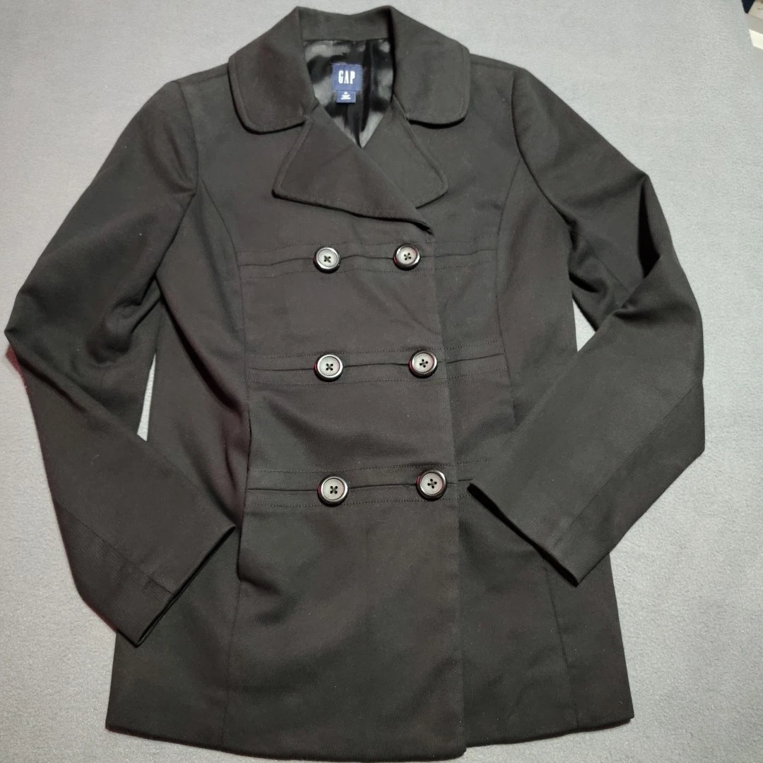 Gap Pea Coat Black Coats, Jackets & Vests for Women for sale | eBay