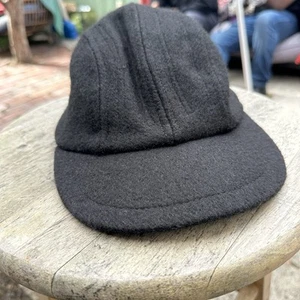 J. Crew Vintage Wool 4 Panel Men's Medium Fitted Hat Cap USA Union Made ~Brown~ - Picture 1 of 8
