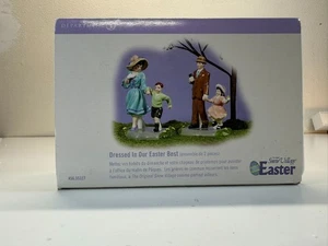 DEPT 56 Snow Village Ostern "Dressed in our Easter Best" 2er Set #55327 mit Box - Bild 1 von 6