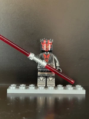 Minifigura LEGO Star Wars Shadow Lord Maul genuina Foto 1 de 2