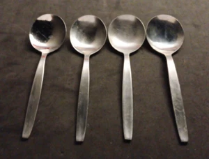 Vtg Lot Of 4 Oneida Northland 6" OHS464 Stainless Korea Teaspoon Flatware Lot - Picture 1 of 5