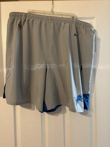 Nike NFL Detroit Lions Dri-Fit On-Field Mens Shorts 3XL XXL Team Issued? Cover