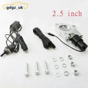 2.5" Electric Exhaust Valve Stainless Headers with Manual Control Switch - Picture 1 of 14
