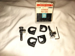 NOS 1977THRU 1981 CHEVROLET ,PONTIAC REAR CHILD PROOF DOOR LOCK KIT - Picture 1 of 3