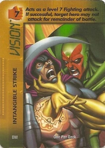 Marvel OVERPOWER Vision - Intangible Strike - OPD - Rare - Mission Control - Picture 1 of 1