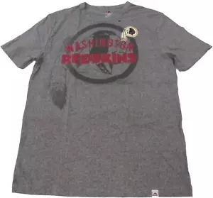 New Washington Redskins Mens M-L-XL-2XL Heathered Gray Majestic Blend Shirt - Picture 1 of 6